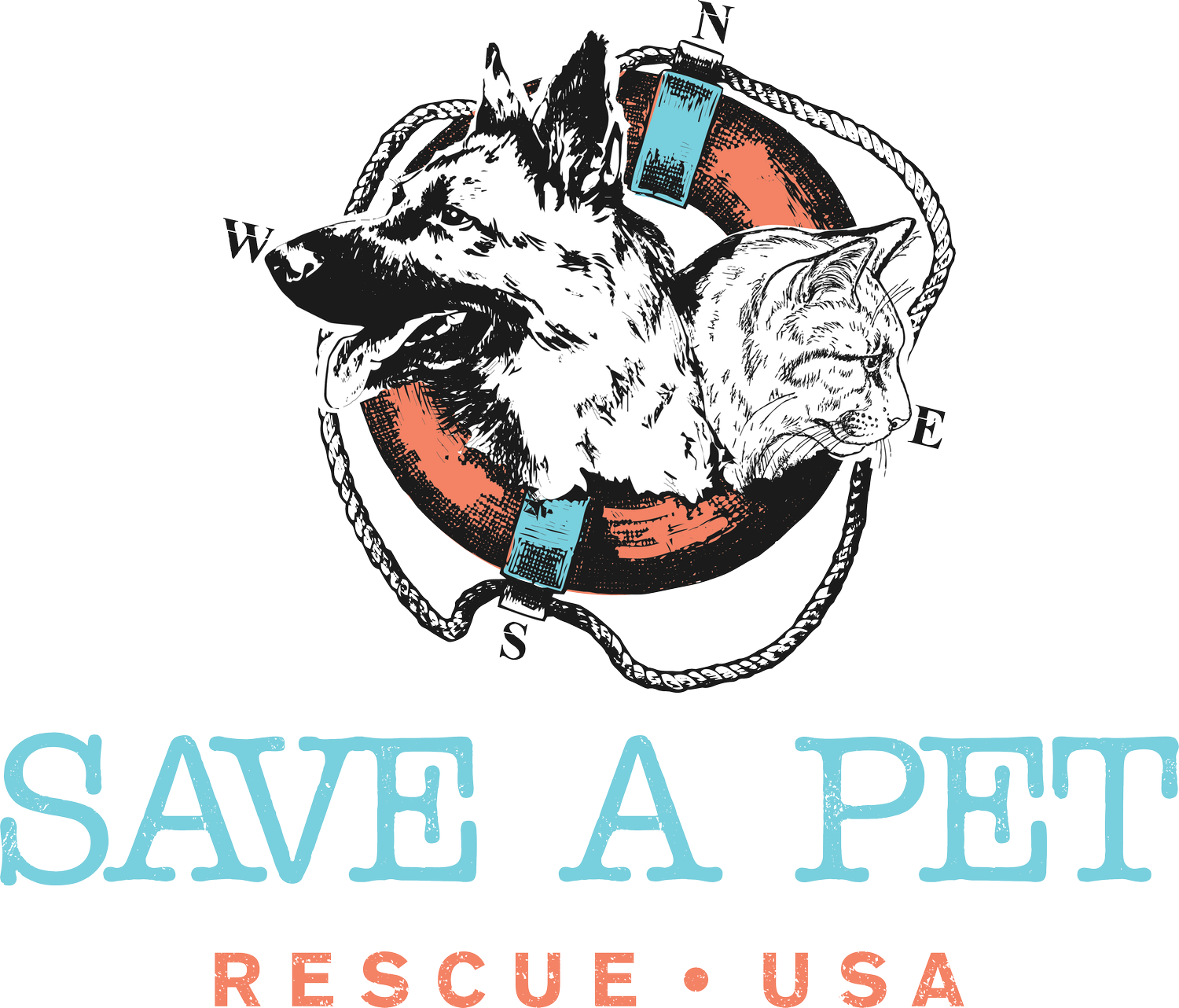 Save a pet logo